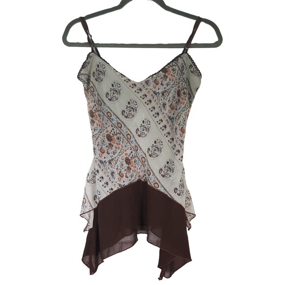 True Light Paisley Sheer Camisole Y2K style - Picture 2 of 10